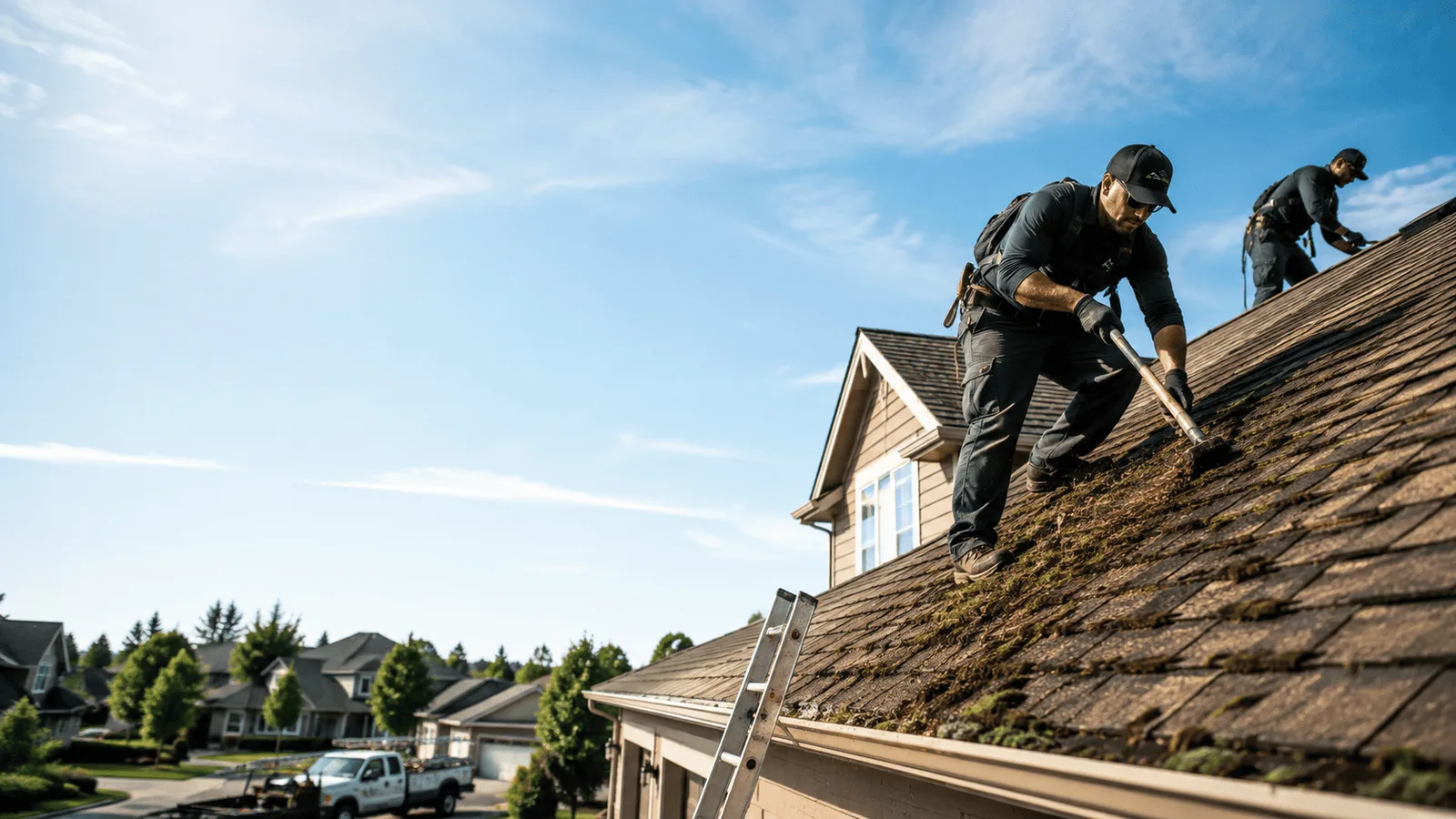 Roof Moss Removal in Albuquerque, NM near me